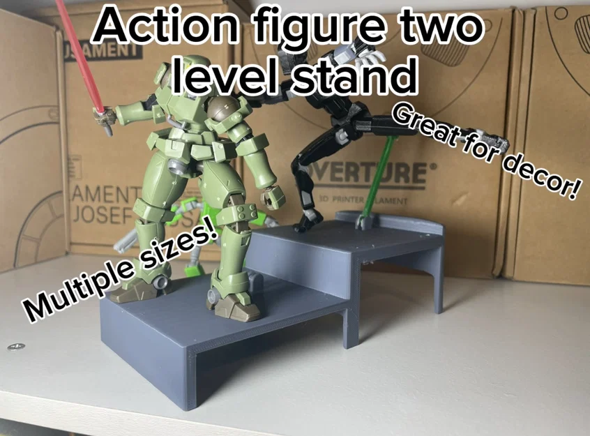 Bục Trưng Bày 2 Tầng Cho Action Figure và Lucky 13 - Image 1