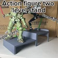 Bục Trưng Bày 2 Tầng Cho Action Figure và Lucky 13 - Thumbnail 1