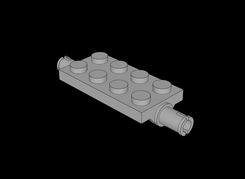 Tấm lắp ghép 2x4 tương thích Lego có chốt tròn in 3D - Image 1