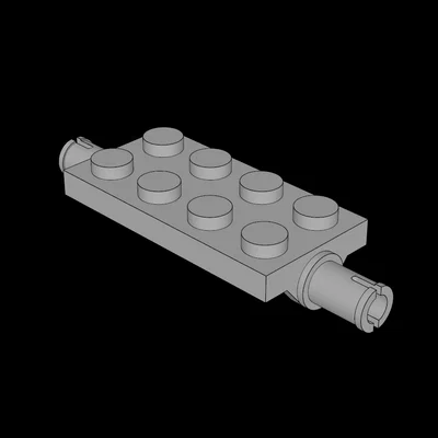 Tấm lắp ghép 2x4 tương thích Lego có chốt tròn in 3D