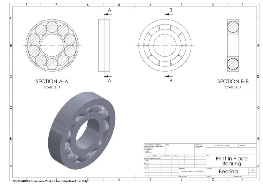 Print In Place Ball Bearings (Bạc đạn in tại chỗ) - Image 3