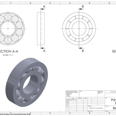 Print In Place Ball Bearings (Bạc đạn in tại chỗ)
