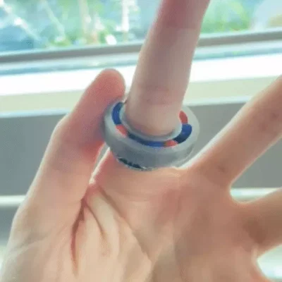 beaRING (Print in Place) – Nhẫn xoay fidget in liền khối