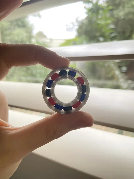 beaRING (Print in Place) – Nhẫn xoay fidget in liền khối - Image 5