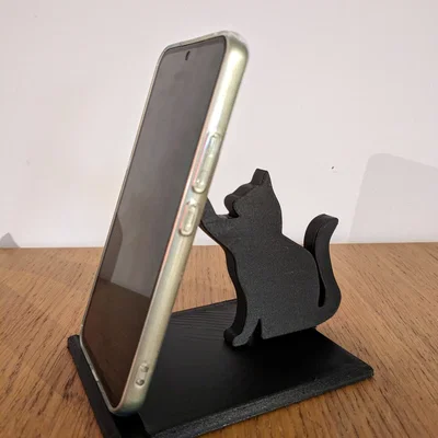 Giá đỡ điện thoại hình mèo dễ thương in 3D (Cat Phoneholder)