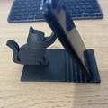 Giá đỡ điện thoại hình mèo dễ thương tự in 3D - Thumbnail 1