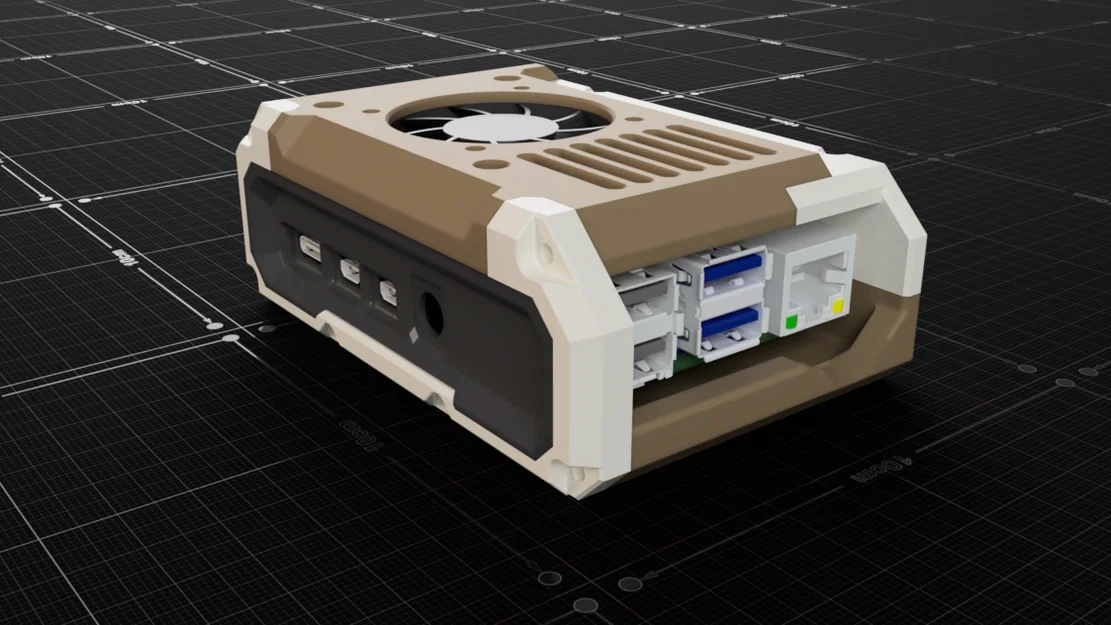 Vỏ Raspberry Pi 4 Modular - Bản Remix - Image 1