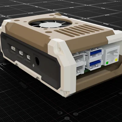 Vỏ Raspberry Pi 4 Modular - Bản Remix