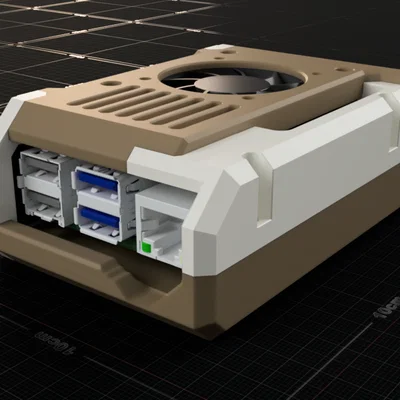 Vỏ Raspberry Pi 4 Modular - Bản Remix
