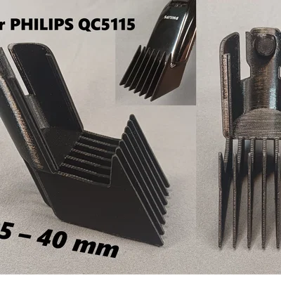 Lược cắt tóc kéo dài cho PHILIPS QC5115 (25–40mm)
