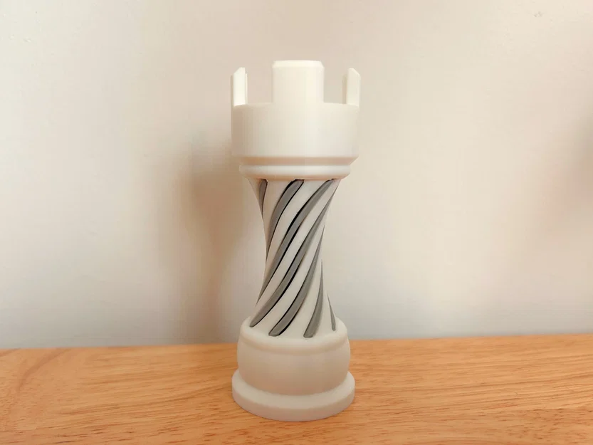 Mô hình quân cờ Castle Impossible Passthrough độc đáo cho 3D printing - Image 2