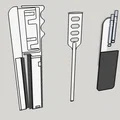 Bộ dụng cụ ống quyển Boba Fett (Boba Fett shin tools) - Thumbnail 3
