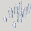 Bộ linh kiện 3D cho giáp Boba Fett (Boba Fett misc parts) - Thumbnail 4