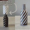 Mô hình chai bia xoắn ốc Impossible Passthrough độc đáo - Thumbnail 1
