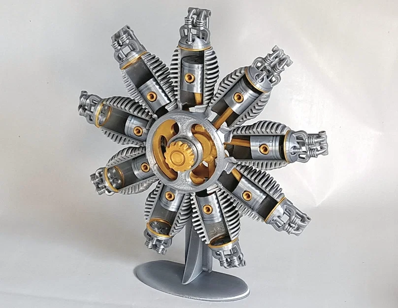 Động cơ Radial 9 xi-lanh (9 Cylinder Radial Engine) - Image 1