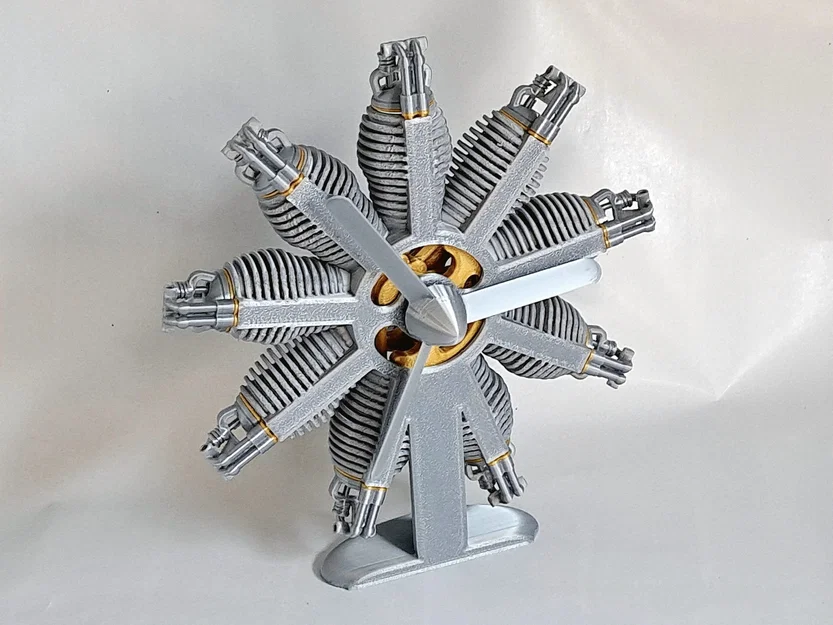 Động cơ Radial 9 xi-lanh (9 Cylinder Radial Engine) - Image 2