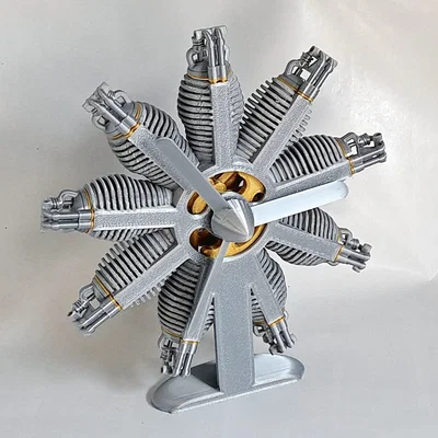 Động cơ Radial 9 xi-lanh (9 Cylinder Radial Engine)