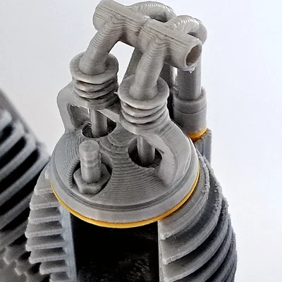 Động cơ Radial 9 xi-lanh (9 Cylinder Radial Engine)