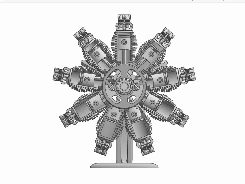 Động cơ Radial 9 xi-lanh (9 Cylinder Radial Engine) - Image 12