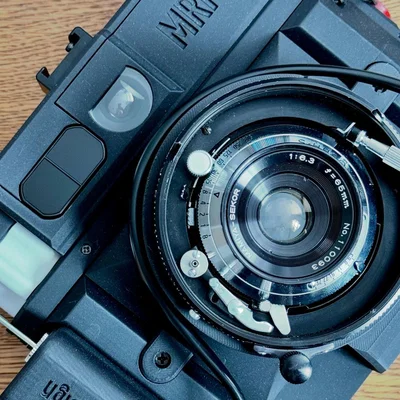 MRF: Rangefinder film medium format dùng LiDAR, ghép lens cho Mamiya Press