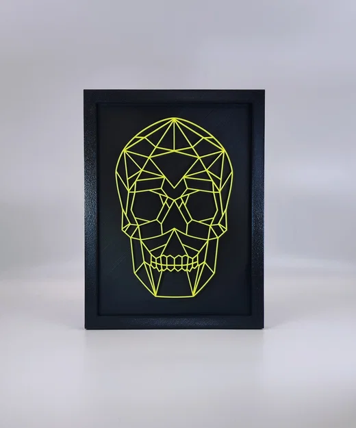 Đầu Lâu Hình Học Phát Sáng Trong Bóng Tối – Decor Halloween! - Image 2