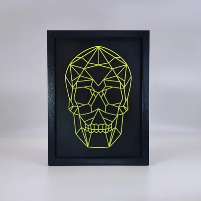 Đầu Lâu Hình Học Phát Sáng Trong Bóng Tối – Decor Halloween!