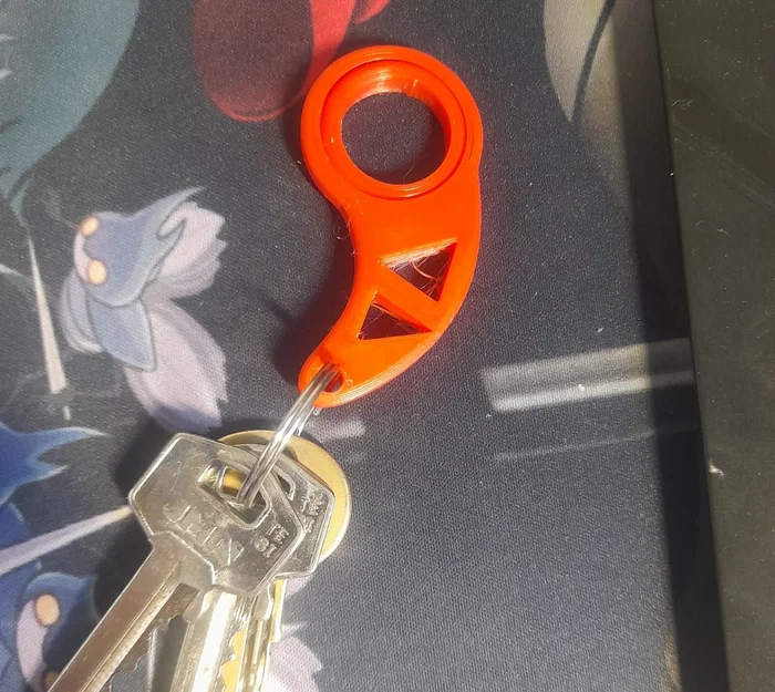 Móc khóa Karambit xoay (Karambit Keychain) - Đồ chơi in 3D cực chất - Image 2