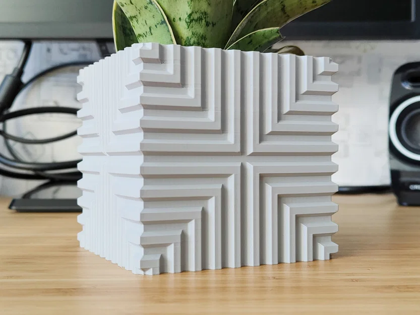 Chậu cây Matrix Cube & Planter – thiết kế Vase Mode - Image 1