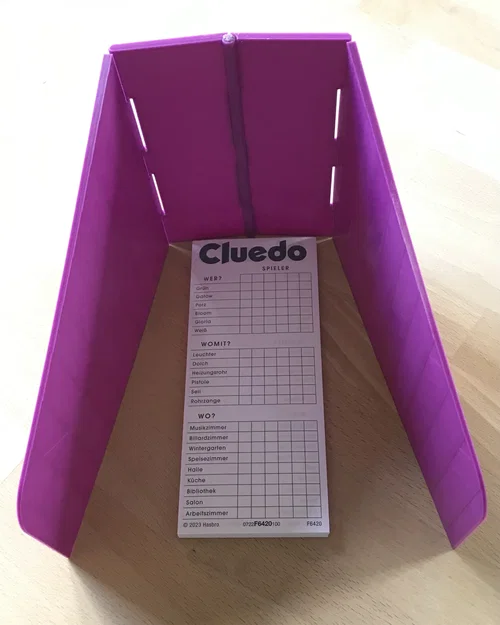 Vách che gấp gọn cho trò chơi Cluedo - Image 1