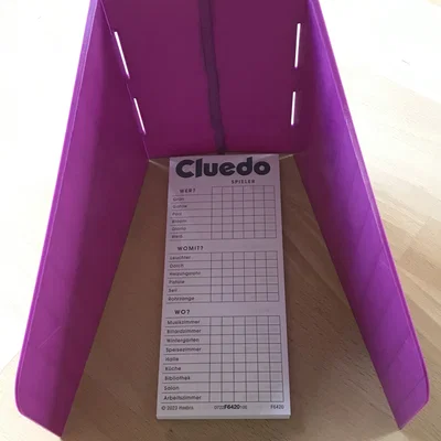 Vách che gấp gọn cho trò chơi Cluedo