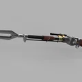 The Mandalorian Amban Pulse Rifle (Full Scale ~170cm, có tuỳ chọn thanh thép) - Thumbnail 3