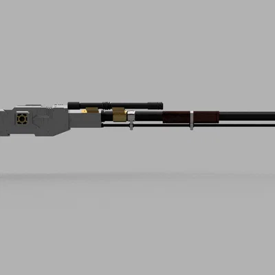 The Mandalorian Amban Pulse Rifle (Full Scale ~170cm, có tuỳ chọn thanh thép)
