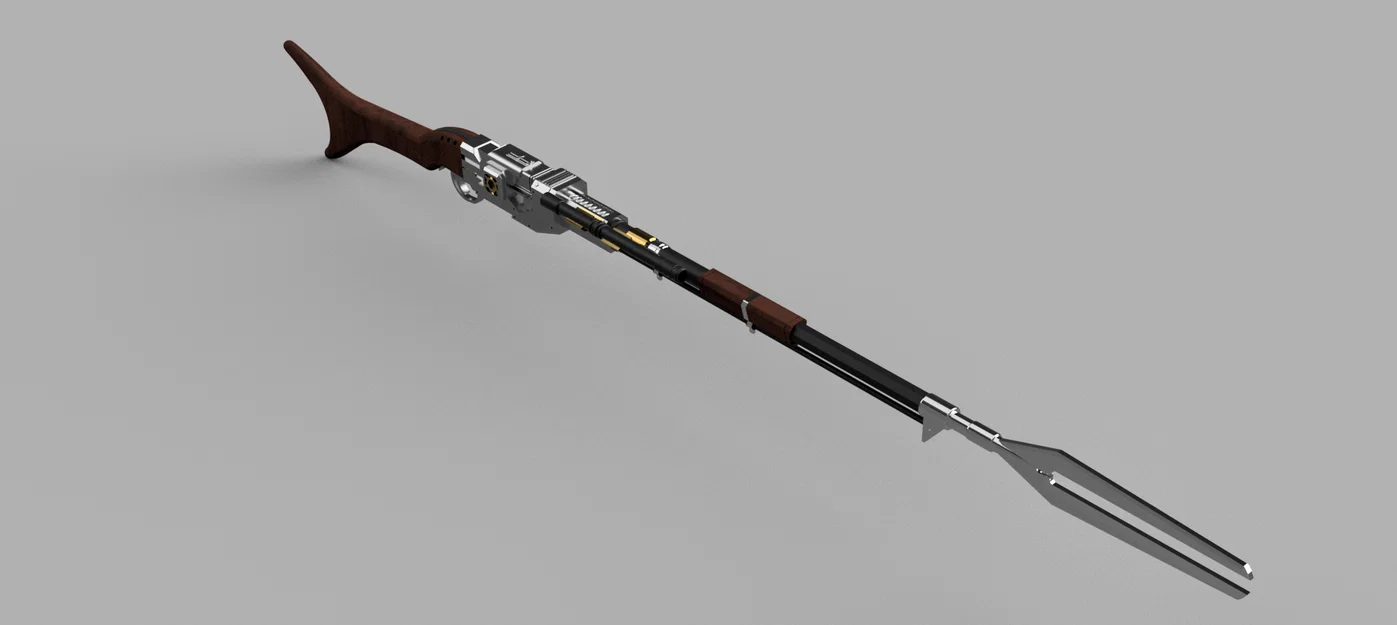 The Mandalorian Amban Pulse Rifle (Full Scale ~170cm, có tuỳ chọn thanh thép) - Image 6