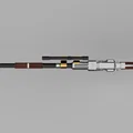 The Mandalorian Amban Pulse Rifle (Full Scale ~170cm, có tuỳ chọn thanh thép) - Thumbnail 7