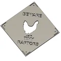 Coi chừng Raptor tí hon! Bảng hiệu chuồng gà (Beware Tiny Raptors!) - Thumbnail 2
