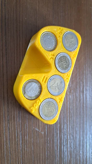 Hộp tiết kiệm xu 100€ cho 40x 2€ và 20x 1€ - Image 3