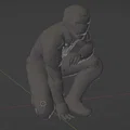 Mô hình Iron Man 3D tư thế tiếp đất ấn tượng (Iron Man crouching) - Thumbnail 4