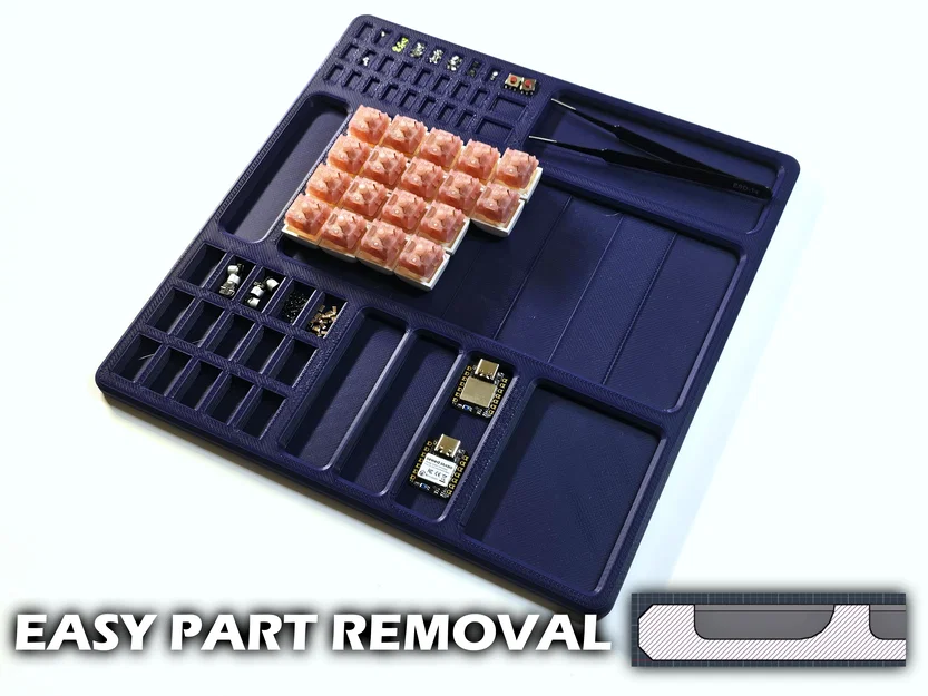 Khay đựng linh kiện điện tử và đồ dùng DIY tiện lợi - Image 2