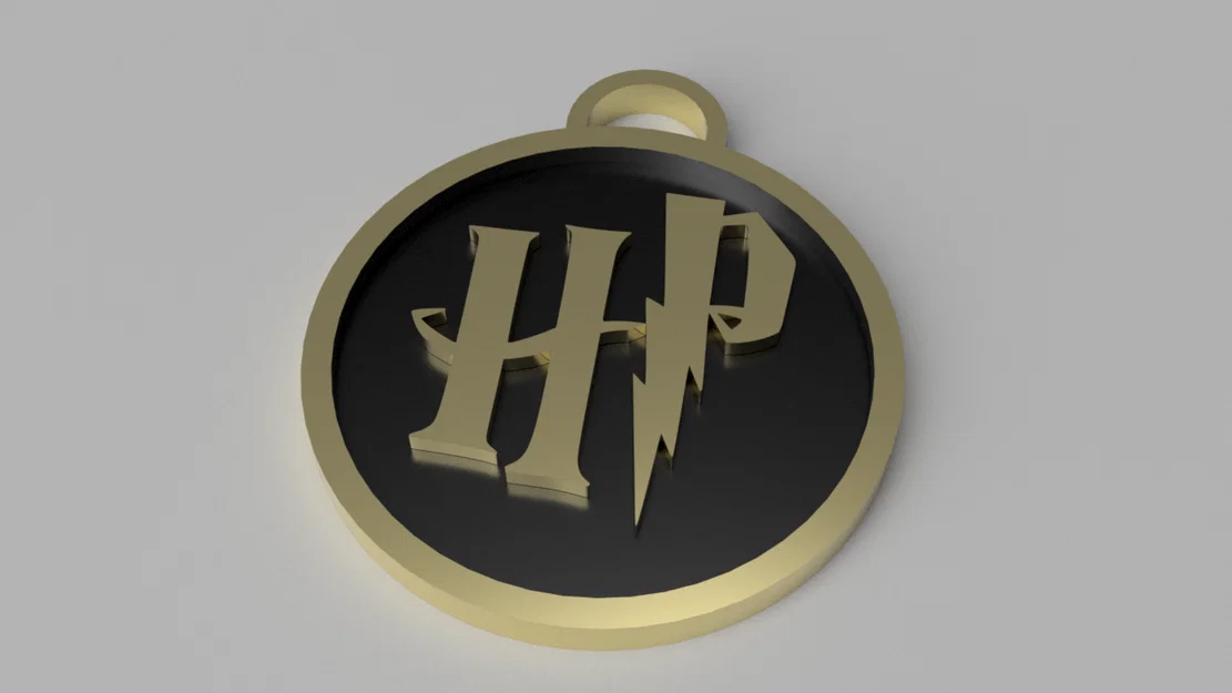 Móc khóa Harry Potter HP (HP Keychain) in 3D độc đáo - Image 1