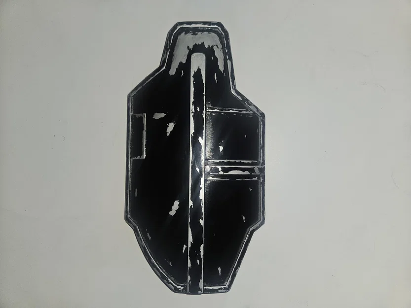 Mô hình 3D giáp đùi phải nhân vật Mandalorian chuẩn cosplay - Image 1