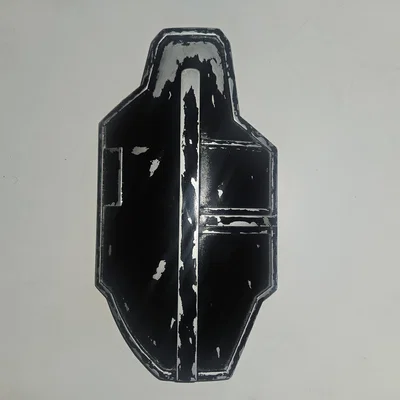 Mô hình 3D giáp đùi phải nhân vật Mandalorian chuẩn cosplay