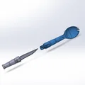 Dụng cụ ăn uống dã ngoại đa năng (Spork) in 3D tiện lợi - Thumbnail 1