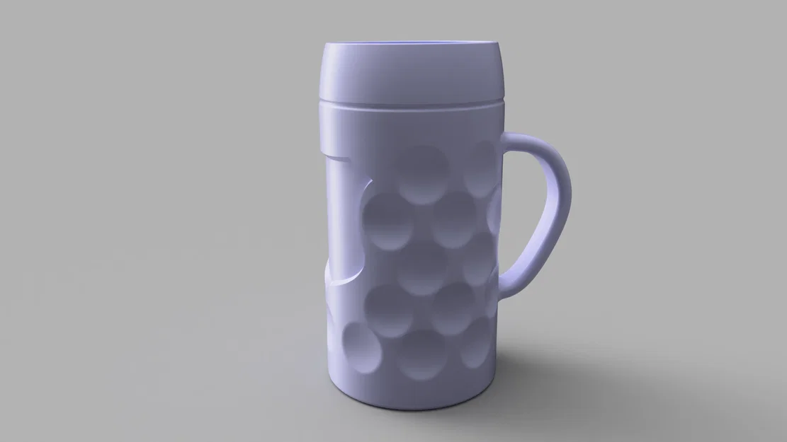 Maßkrug - Ly bia (Beer mug) - 1 lít & 0,5 lít - Image 2