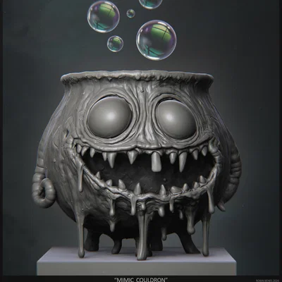 Mimic Couldron - Tô đựng kẹo Halloween