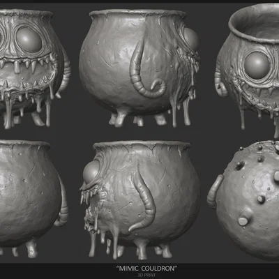 Mimic Couldron - Tô đựng kẹo Halloween