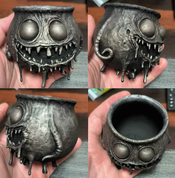 Mimic Couldron - Tô đựng kẹo Halloween - Image 3