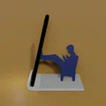 Giá đỡ điện thoại để bàn hình người ngồi thư giãn độc đáo - Thumbnail 5