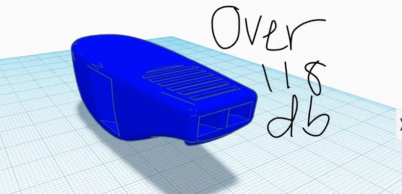 Còi báo động sinh tồn V30 (Ultimate Survival Whistle) in 3D cực lớn - Image 1