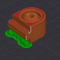 Ống dẫn filament print-in-place cho direct drive - Ender 3/Ender 3 Pro - Thumbnail 6