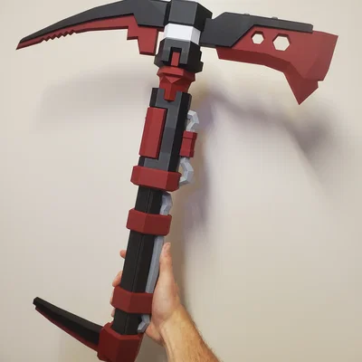 Deep Rock Galactic Pickaxe 2 – Bộ phận pickaxe để in 3D